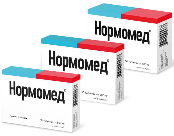 Нормомед<sup>®</sup> таблетки